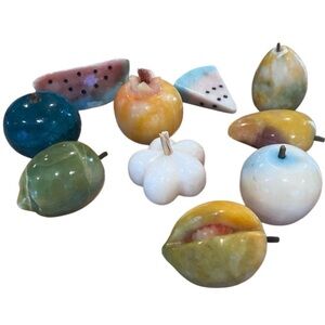 Colorful Stone Fruit and Vegetable Decor SELECT ITEMS IN COMMENTS